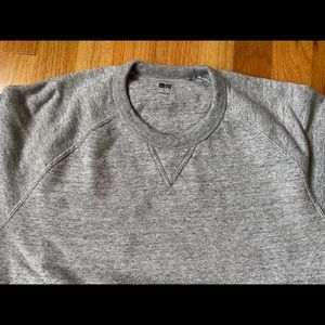 Men’s Uniqlo Gray Crew Neck Sweatshirt